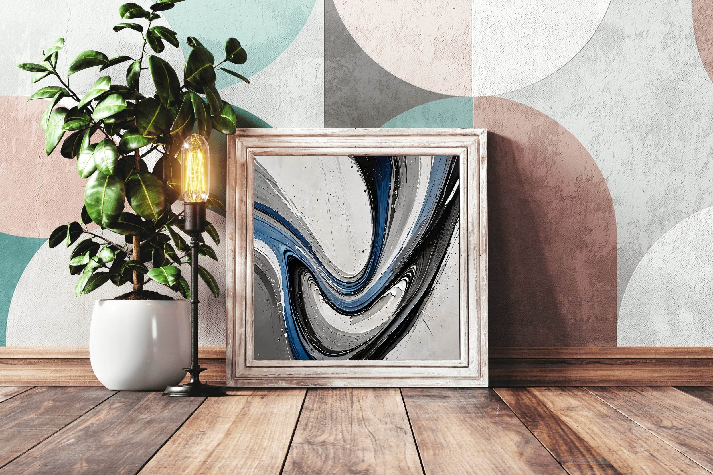 Dirt Road Painting Abstract Wall Art - beink online art store