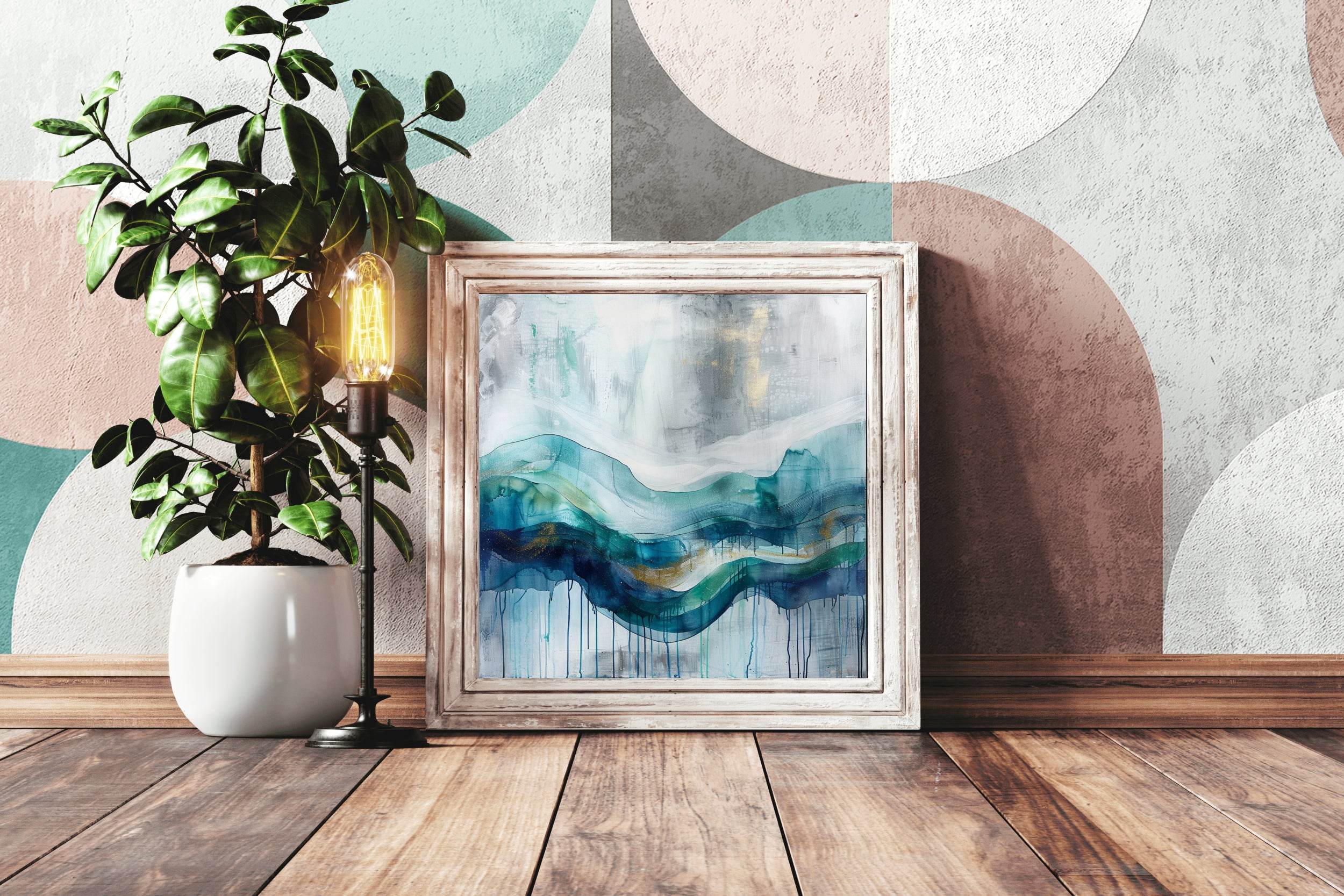 Watercolor Sky Abstract Wall Art - beink online art store