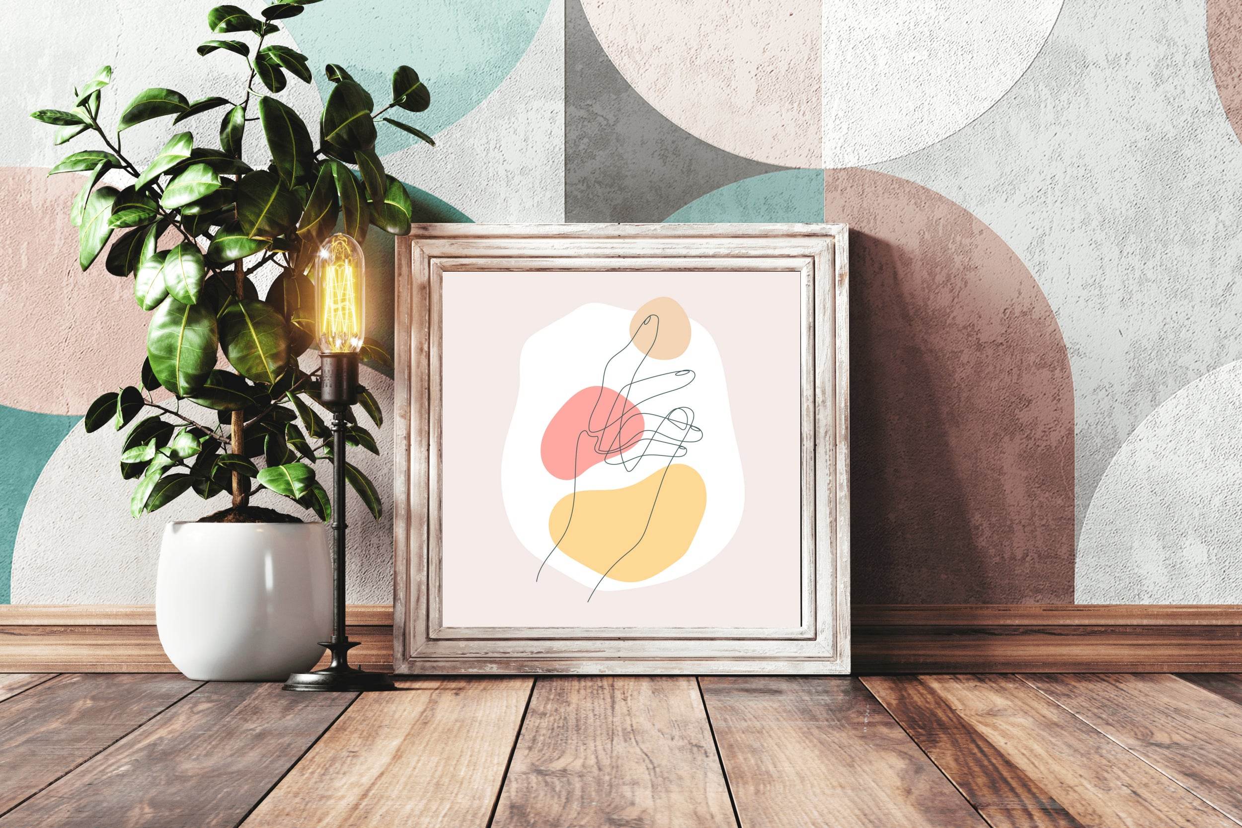 Human Hand Design Wall Art - beink online art store